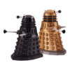 Doctor Who - History of the Daleks Figure Set #16 & #17 Collector Set New Series Gold and Black