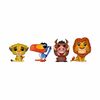 Lion King (1994) - Simba, Zazi, Pumbaa, Mufasa Glitter Pop! 4-Pack (Disney)