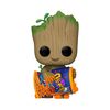 I Am Groot (TV) - Groot with Cheese Puffs Flocked Pop! Vinyl (Marvel #1196)