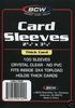 BCW Deck Protectors Thick Card 2 Mil Clear (100 Sleeves Per Pack)