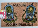 The Simpsons - Welcome Foolish Earthlings Kang and Kodos Doormat
