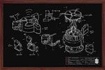 Doctor Who - (Chalkboard Diagram) Poster