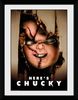 Child’s Play - Here’s Chucky Framed Collector Print 30 x 40cm