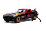 Avengers - '66 Chevy Corvette with Black Widow 1:24 Scale Hollywood Ride