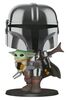 Star Wars: The Mandalorian - Mandalorian with the Child Chrome 10" Pop! Vinyl Figure (Star Wars #380)