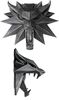The Witcher 3: Wild Hunt - Wolf Wall Sculpture
