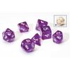 Sirius Dice Set - Translucent Purple Resin