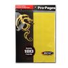 BCW 18-Pocket Pages Sideloading Yellow 10ct