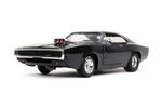 Fast and Furious 9 - Dom's 1970 Dodge Charger Black 1:24 Scale Hollywood Ride Diecast