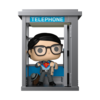 Superman (1978) - Superman in Phone Booth Pop! Vinyl Deluxe (DC Heroes / Deluxe #558)