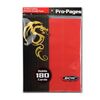 BCW 18-Pocket Pages Sideloading Red 10ct