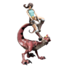 Tomb Raider - Lara & Raptor Mini Epics Vinyl Figure