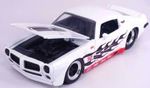 Big Time Muscle - Pontiac Firebird 1972 White 1:24 Scale Diecast Vehicle