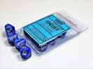Vortex - Blue/gold Set of Ten d10s