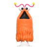 Sesame Street - Yip Yip Martian (Orange) Fun! Fun! Figure 
