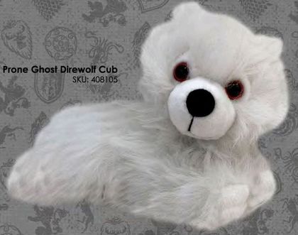 ghost direwolf plush
