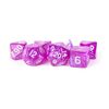 Dice - Acrylic Dice: Stardust - Purple Polyhedral Dice Set