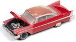 Stephen King: Christine Evil Red Die-Cast Plymouth Fury 1958 Car 1:64 scale