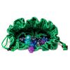 Dragon Storm Velvet Compartment Dice Bag: Green