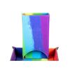 Fold Up Velvet Dice Tower: Watercolor Rainbow