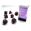 Dice - Gemini Polyhedral Black-Purple/gold 7-Die Set