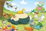 Pokemon - Blooming Picnic Poster