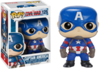 Captain America: Civil War - Captain America Pop! Vinyl Figure (Marvel #125)