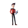 Star Trek: Lower Decks - Bradward Boimler 4.5" Figure
