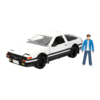 Initial D - 1:24 1986 Toyota Trueno 1:24 Scale w/Figure