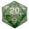 MDG - 35mm Mega Acrylic D20 Dice Ethereal Green