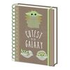 Star Wars: The Mandalorian - Grogu Cutest In All The Galaxy Wire Bound A5 Notebook