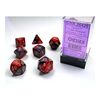 Dice – Gemini Purple-Red/Gold Polyhedral 7-Die Set