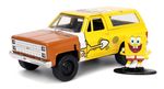 SpongeBob SquarePants - 1980 Chevy K5 Blazer with SpongeBob 1:32 Scale Hollywood Ride