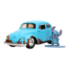 Lilo & Stitch - VW Beetle (Blue) 1:32 Scale with Stitch MetalFig