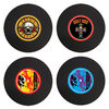 Guns N Roses - Vinyl Record Coasters Silicone 4 Pack