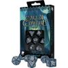 Q Workshop - Call of Cthulhu Abyssal & white Dice Set