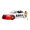 Street Fighter - Nissan Skyline GTR R34 (with Ryu figure) 1:24 Scale Diecast Vehicle Set
