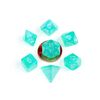 Dice - Mini Polyhedral Dice Set: Stardust Turquoise