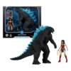 Justice League (comics) - Wonder Woman 7" vs Atomic Blast Godzilla MegaFig Action Figure 2-Pack