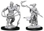 Magic the Gathering - Unpainted Miniatures: Stoneforge Mystic & Kor Hookmaster