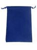 Suede Cloth Dice Bag (Small, Blue)