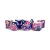 MDG - Eternal Resin Polyhedral Dice Set: Purple/Blue Set of 7 Dice