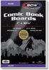 BCW Comic Book Backing Boards Silver Age Comics (7" x 10" 1/2) (100 Boards Per Pack)