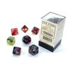 Dice - Nebula primary/blue Luminary Polyhedral 7 Dice Set
