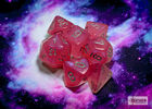 Borealis - Polyhedral Pink/silver Luminary 7-Die Set