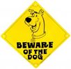 Scooby Doo - Beware of the Dog Tin Sign