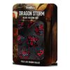 Dice - Dragon Storm Silicone Dice Set: Black Dragon Scale