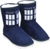 Doctor Who - TARDIS Boot Slipper Ladies Size 9