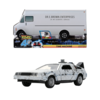 Back to the Future - Delorean (Frosted) 1:32 Scale Vehicle with Truck Box