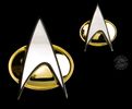 Star Trek: The Next Generation - Badge & Lapel Pin Set